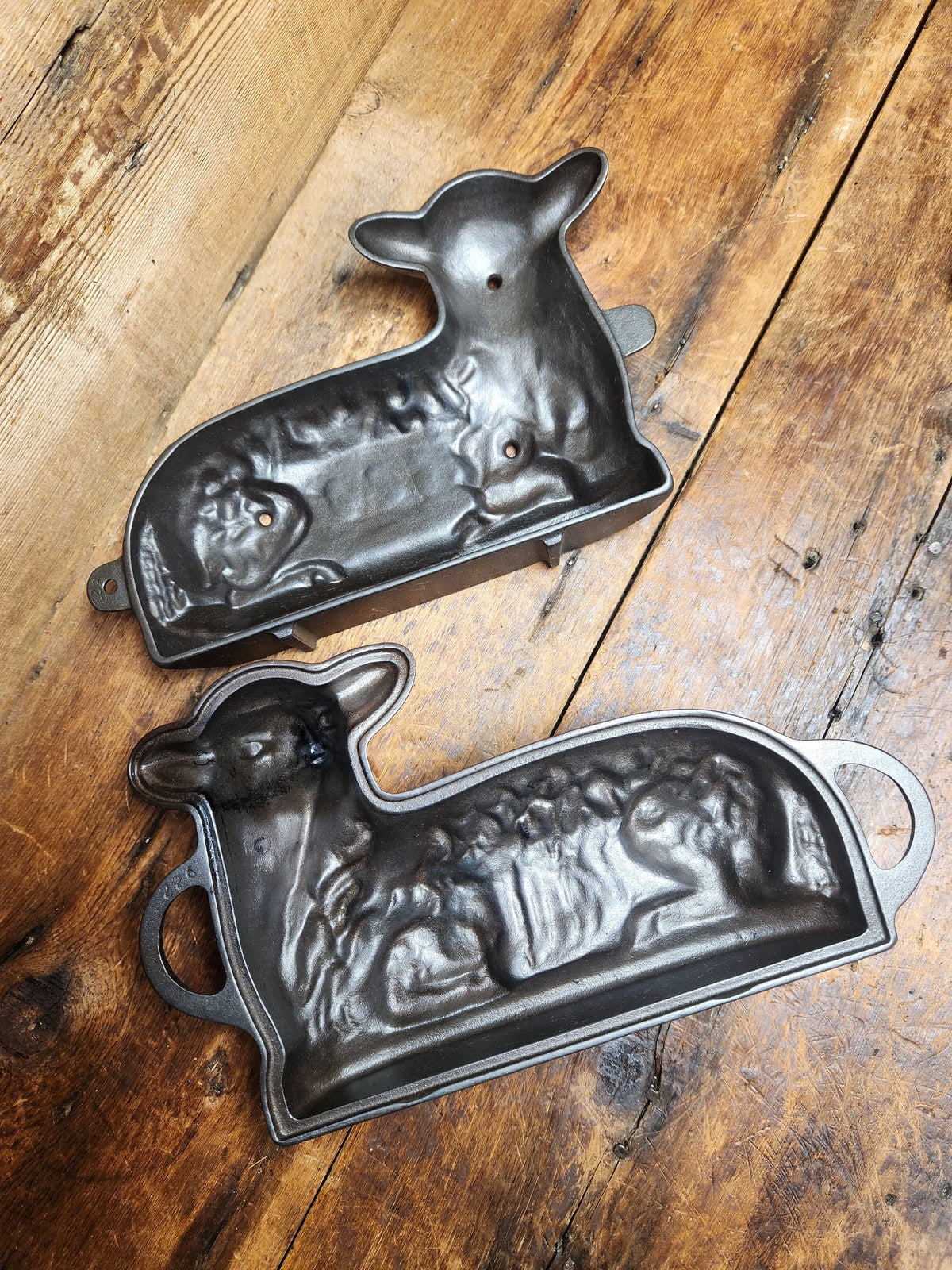 Fantastic For The Holidays! Authentic #866 Griswold Lamb Cake Mold Ready To Use! Bakeware