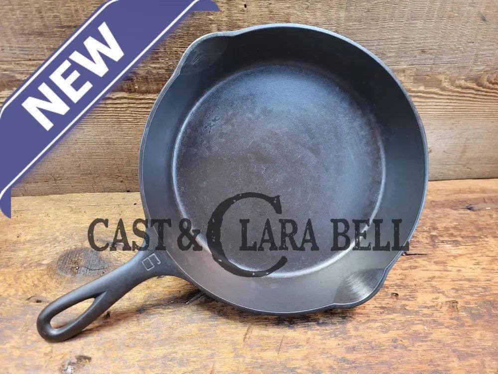 Awesome saute skillet! 1930's Griswold #6 cast iron Skillet with Large Block Logo and Smooth Bottom, 699 H