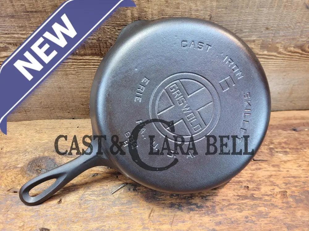 Awesome saute skillet! 1930's Griswold #6 cast iron Skillet with Large Block Logo and Smooth Bottom, 699 H