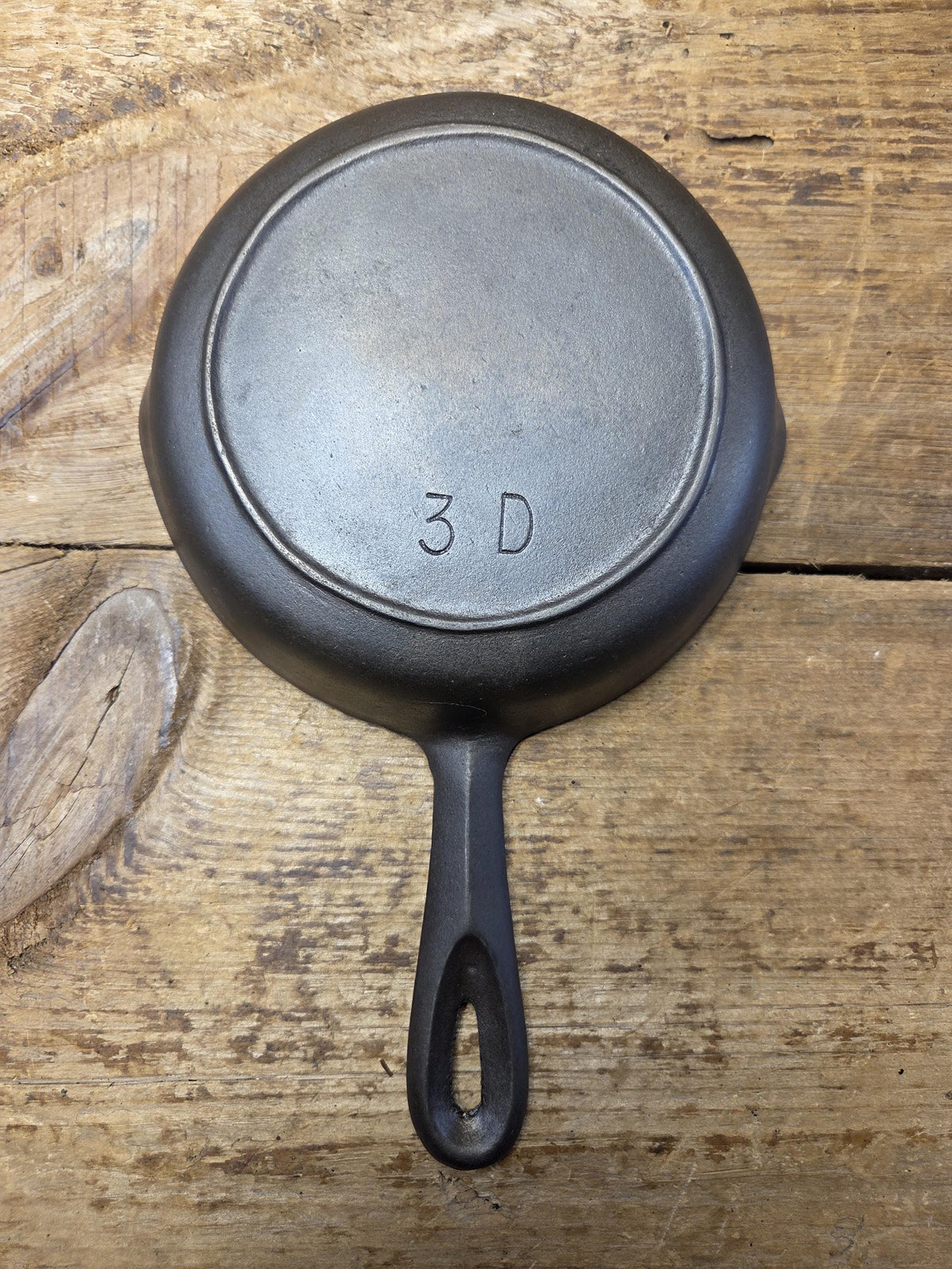 Amazing gift idea! Birmingham Stove & Range #3 Egg Skillet Red Mountain Series 3-D. Restored and Ready to Use! SC24