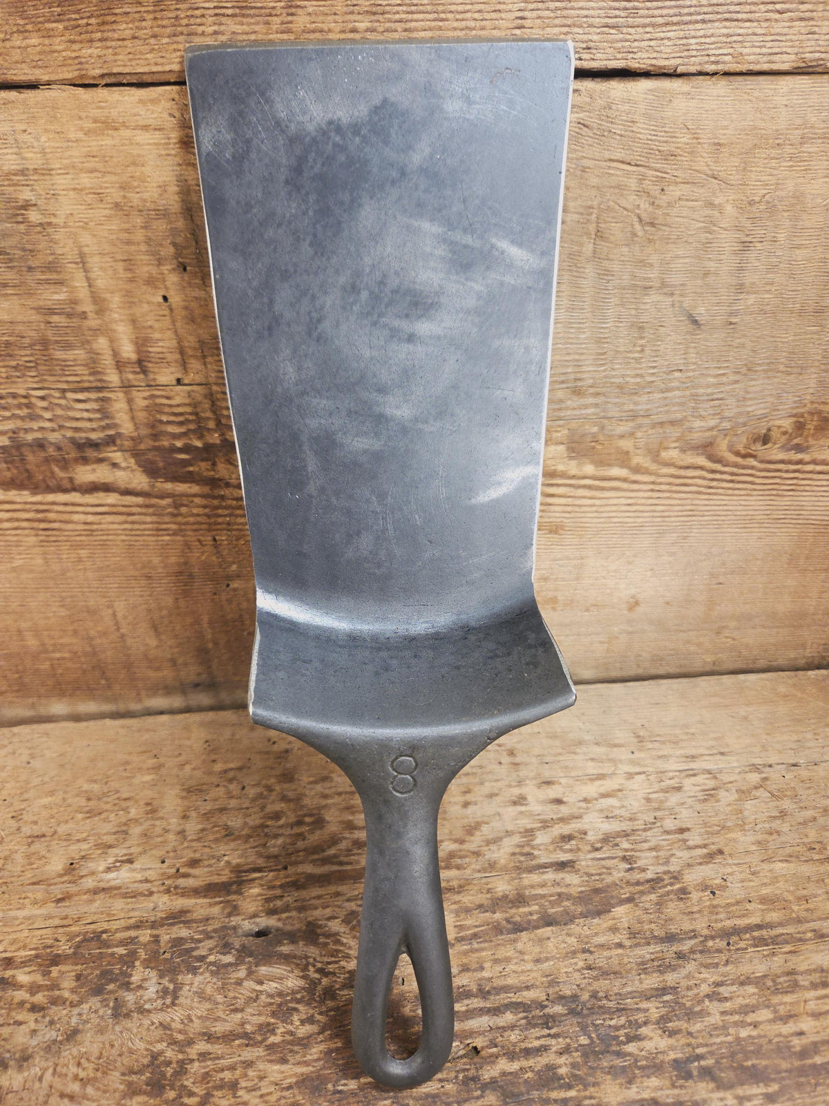 Custom made one of a kind #8 Antique Cast Iron Spatula. Maker unknown but a wonderful gift for the griller in your