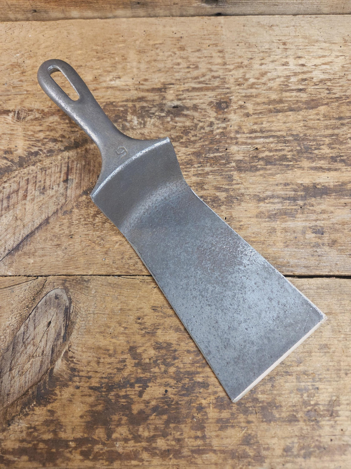 Custom made one of a kind #6 Cast Iron Spatula. Maker unknown but a wonderful gift for the griller in your life! SC24
