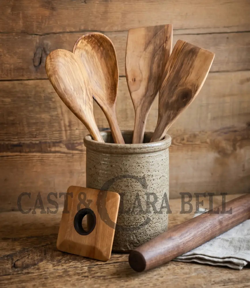 Large Kitchen Spatula/Turner - Spalted Maple - Culinary Accessories