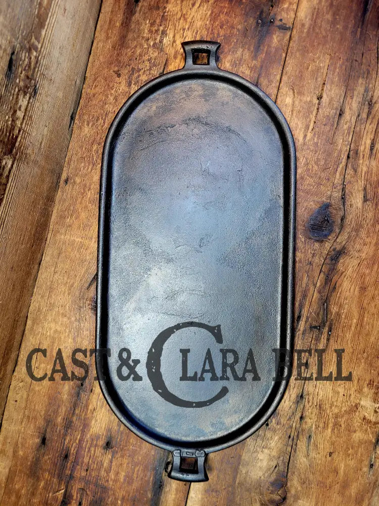 Late 1800âS Antique Gate-Marked Raised #8 Cast Iron Long Griddle. Awesome Camp Griddle Sc24 Griddle