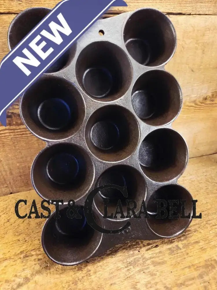 Late 1800’s hard to find Shepard #10 Popover Gem Pan. Phila PA based foundry. Beautifully restored and ready to use!