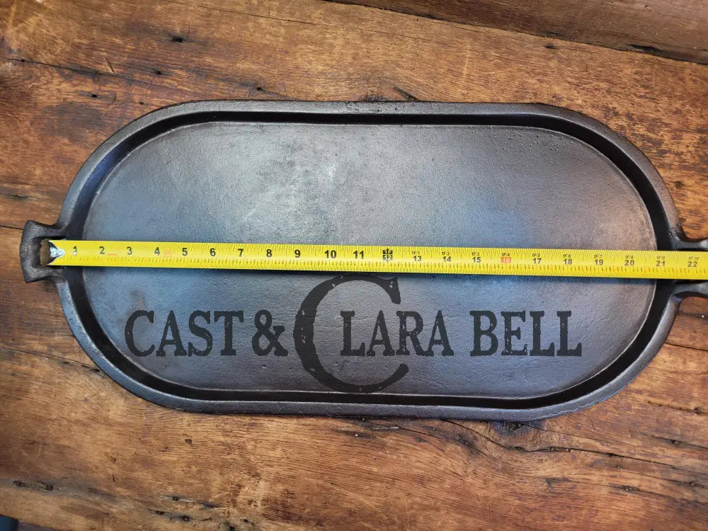 Late 1800โS Large Antique Gate-Marked Griddle/Sad Iron With Raised 9. Perfect For Pancakes The