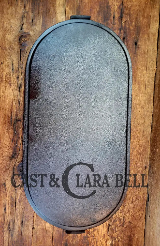 Late 1800โS Large Antique Gate-Marked Griddle/Sad Iron With Raised 9. Perfect For Pancakes The