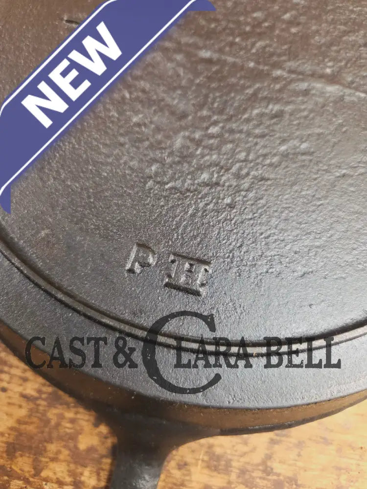 Late 1800’s Semi Fancy handled #9 cast iron skillet with Raised PH on the bottom. Beautiful skillet amazing daily user!