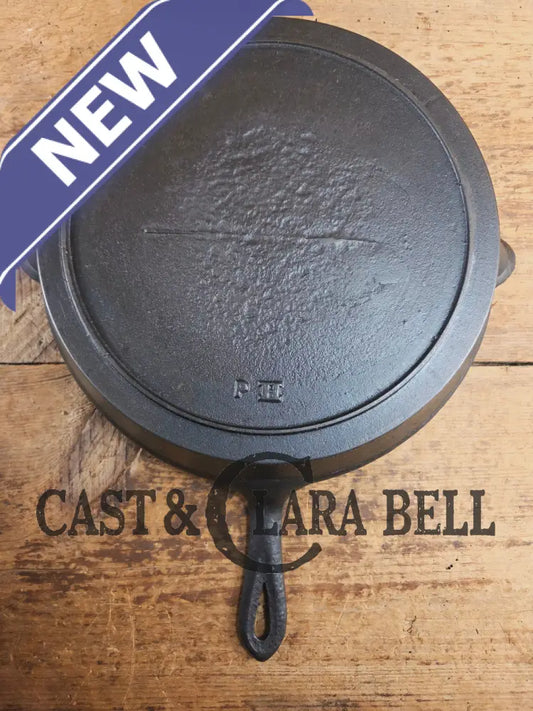 Late 1800’s Semi Fancy handled #9 cast iron skillet with Raised PH on the bottom. Beautiful skillet amazing daily user!
