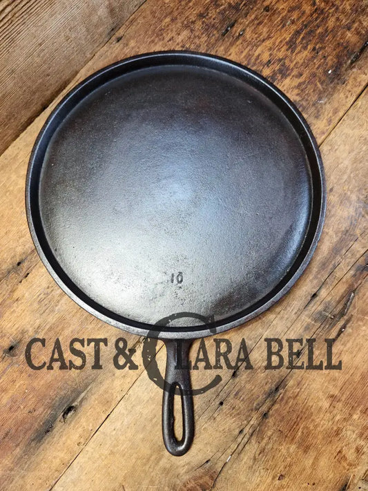 Late 1800βS βSidneyβ (Pre-Wagner) Holloware #10 Griddle. Great For Grilled Cheese Or Quesadillas!