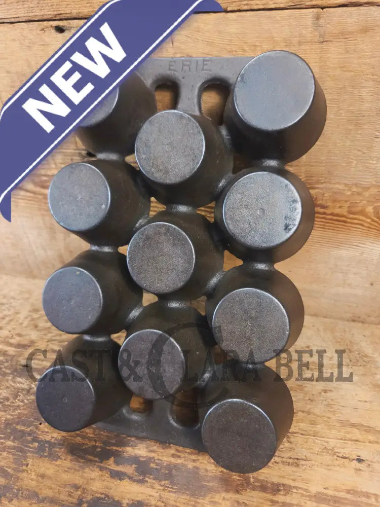 Late 1890’s Erie #10 Popover Pan 11 cup. 948. Variation #4. Beautifully restored and ready to make muffins popovers and