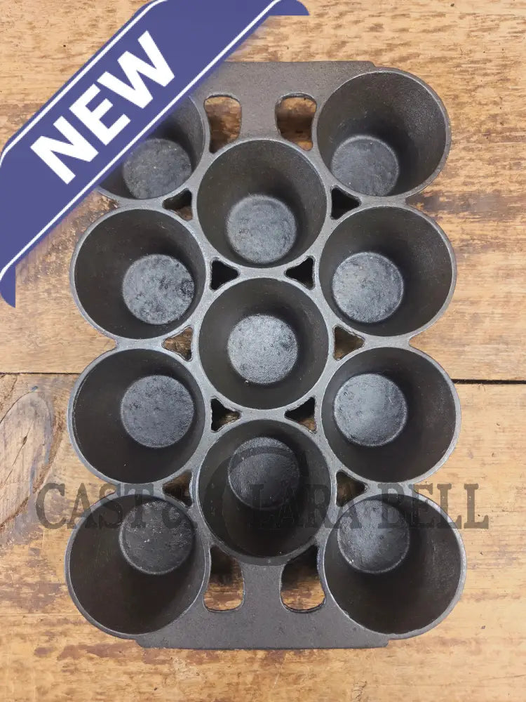 Late 1890’s Erie #10 Popover Pan 11 cup. 948. Variation #4. Beautifully restored and ready to make muffins popovers and