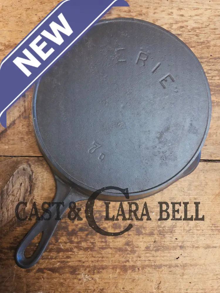 Late 1890βs Griswoldβs ERIE #7 second series skillet. D makerβs mark. Beautiful and lightweight Skillet