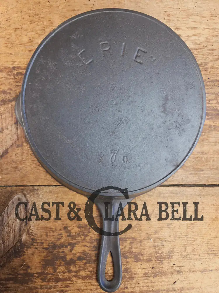 Late 1890βs Griswoldβs ERIE #7 second series skillet. D makerβs mark. Beautiful and lightweight Skillet