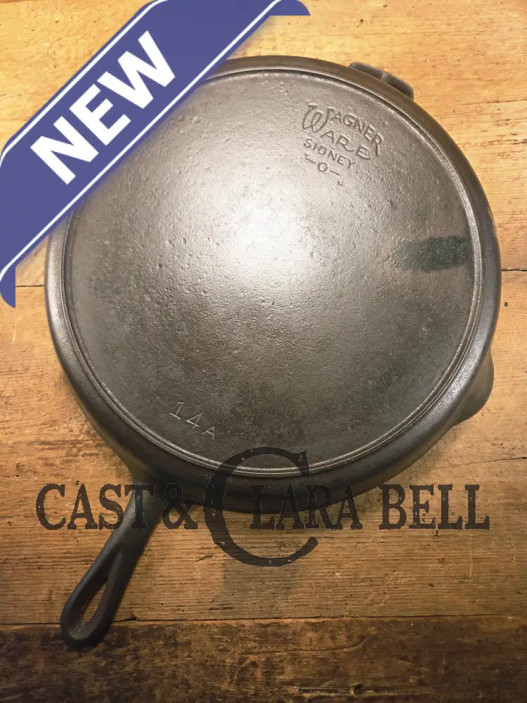 Looking for a BIG skillet?? 1920βs Wagner #14 Cast Iron Skillet the biggest Wagner made. Big bacon skillet awesome for