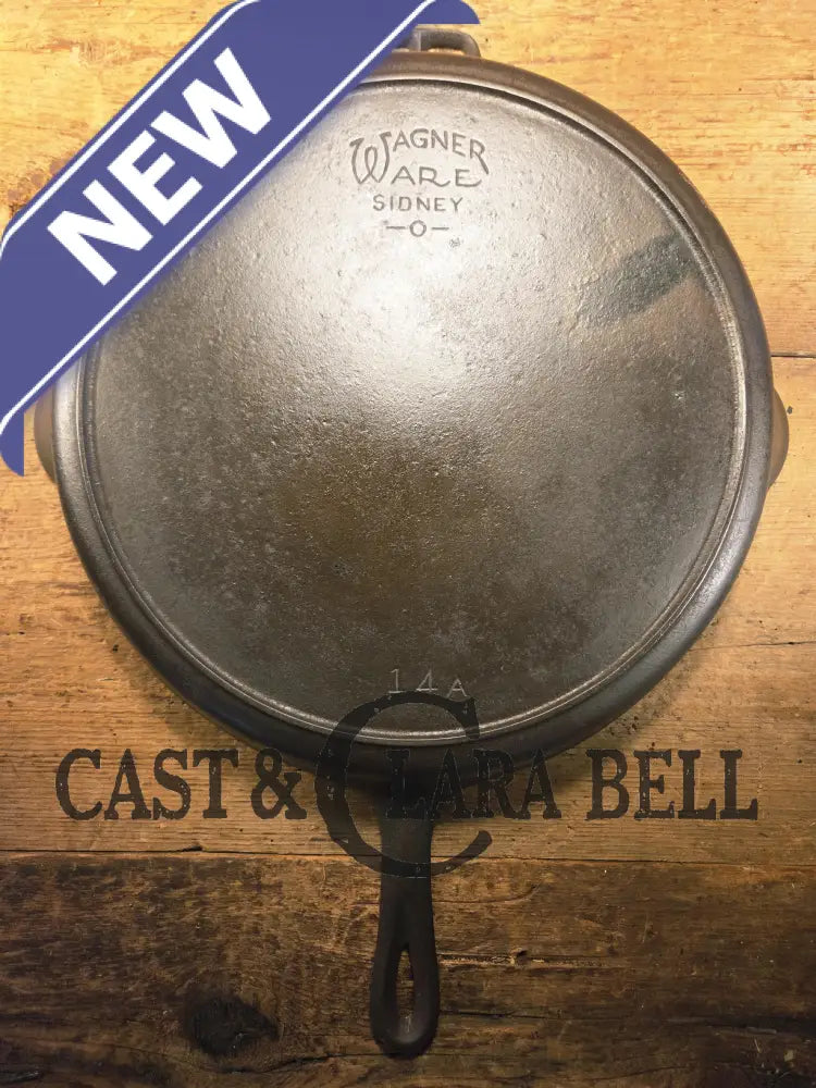 Looking for a BIG skillet?? 1920βs Wagner #14 Cast Iron Skillet the biggest Wagner made. Big bacon skillet awesome for