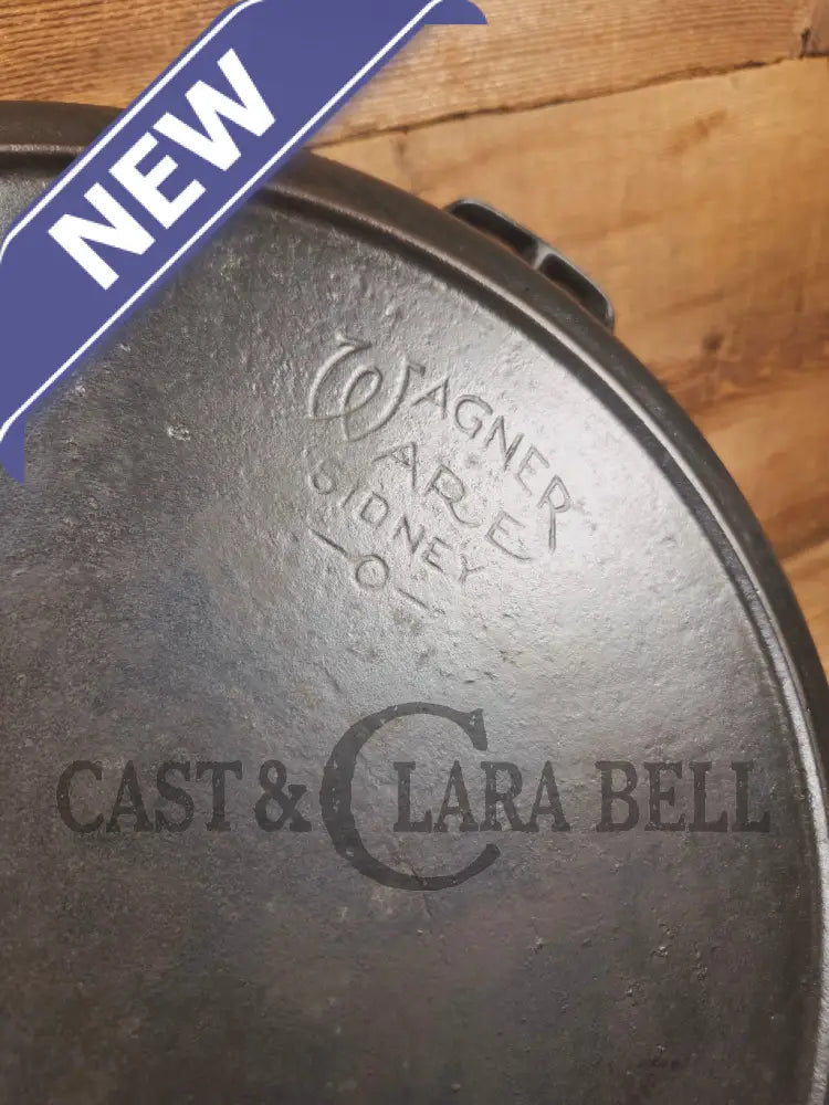 Looking for a BIG skillet?? 1920’s Wagner #14 Cast Iron Skillet the biggest Wagner made. Big bacon skillet awesome for
