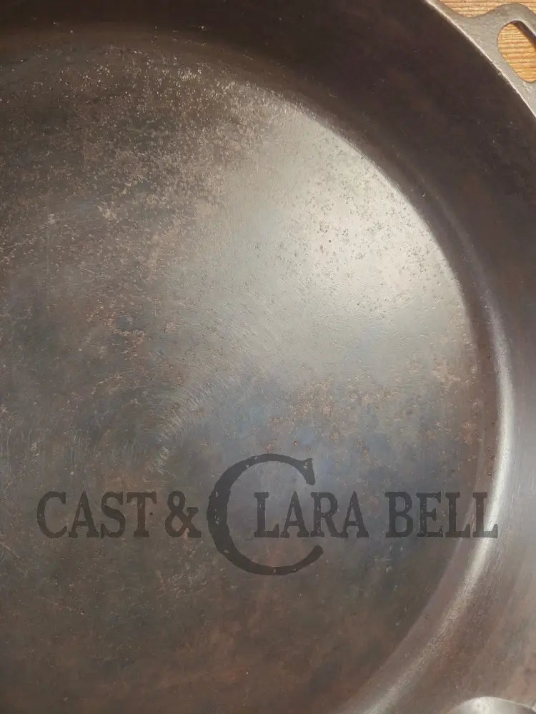 Looking for a BIG skillet?? 1920’s Wagner #14 Cast Iron Skillet the biggest Wagner made. Big bacon skillet awesome for