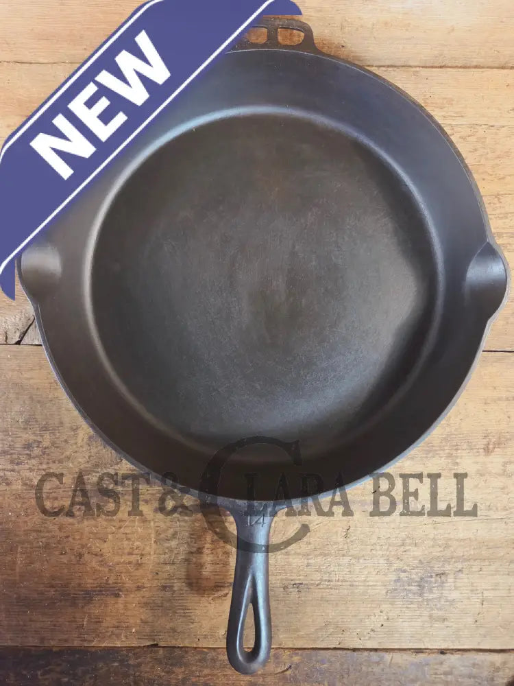Looking for a BIG skillet?? 1920’s Wagner #14 Cast Iron Skillet the biggest Wagner made BUT far less than Fully Marked!