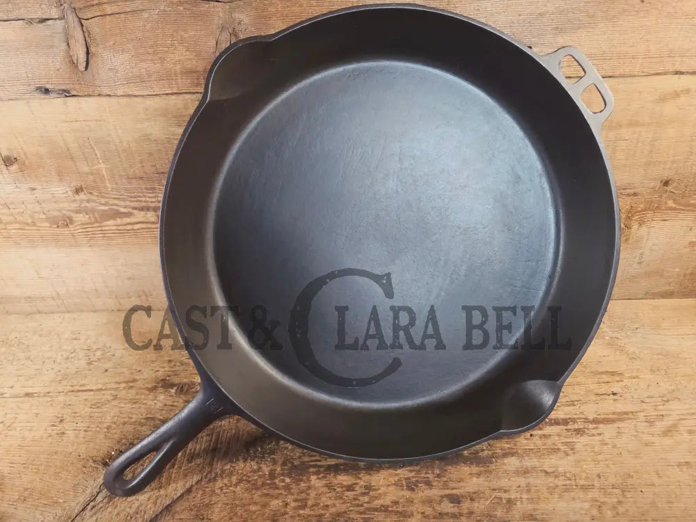 Looking for a BIG skillet?? 1920’s Wagner #14 Cast Iron Skillet the biggest Wagner made BUT far less than Fully Marked!
