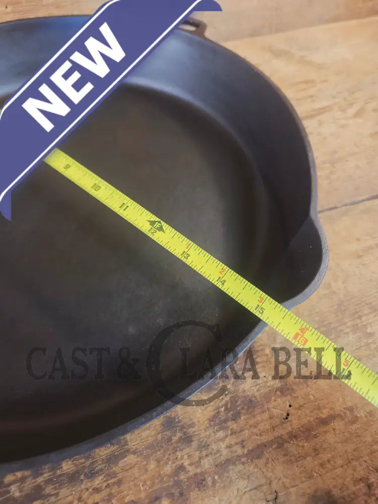 Looking for a BIG skillet?? 1920’s Wagner #14 Cast Iron Skillet the biggest Wagner made BUT far less than Fully Marked!
