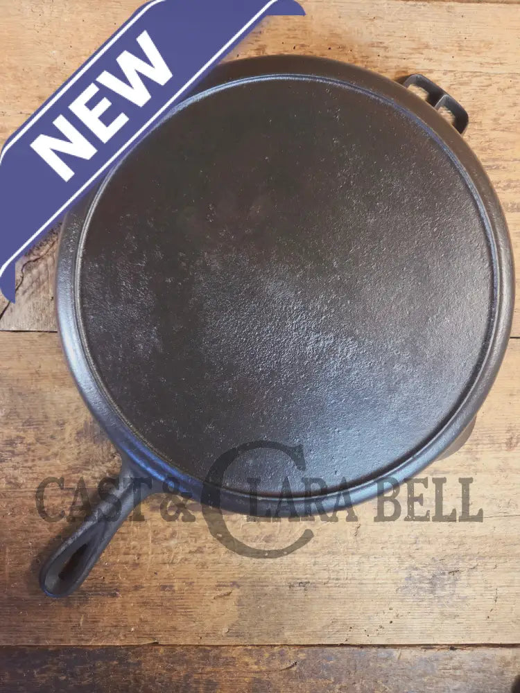 Looking for a BIG skillet?? 1920’s Wagner #14 Cast Iron Skillet the biggest Wagner made BUT far less than Fully Marked!