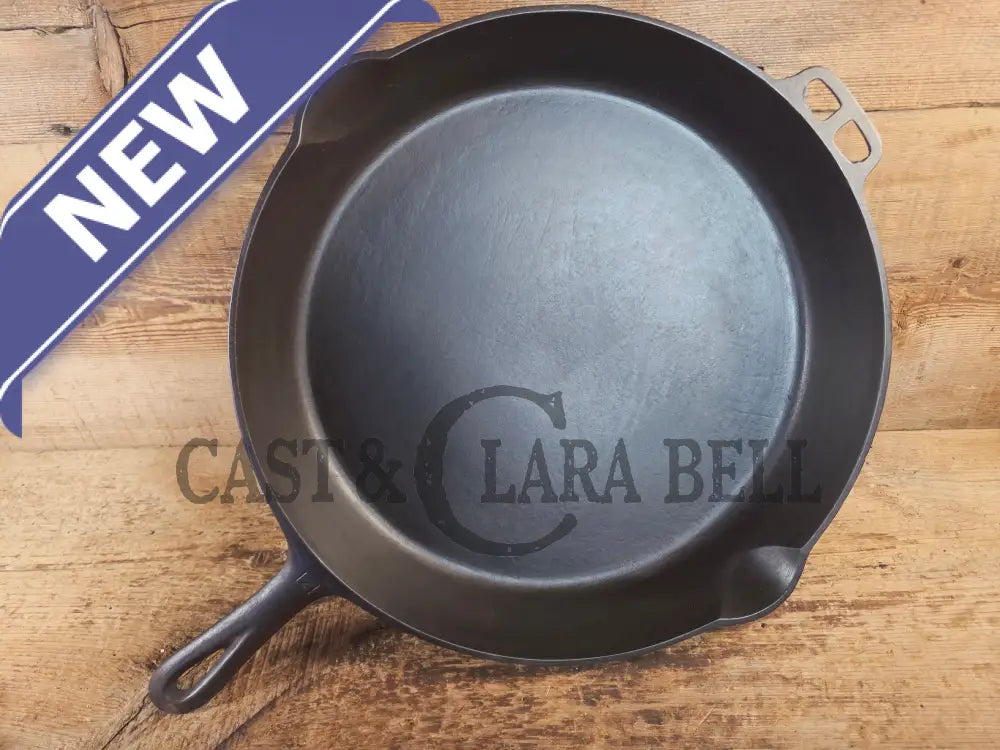 Looking for a BIG skillet?? 1920’s Wagner #14 Cast Iron Skillet the biggest Wagner made BUT far less than Fully Marked!
