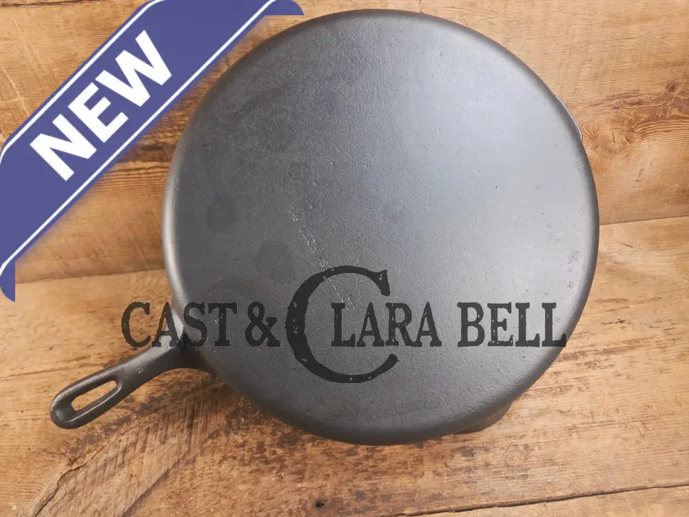 Looking for a BIG skillet?? Wagner #12 B Cast Iron Skillet with Heat Ring 14 inch skillet Skillet