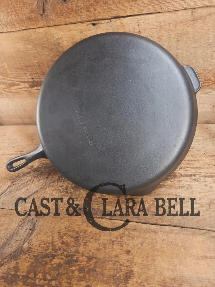Looking for a BIG skillet?? Wagner #12 B Cast Iron Skillet with Heat Ring 14 inch skillet Skillet
