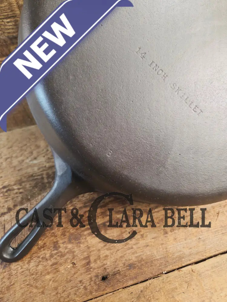 Looking for a BIG skillet?? Wagner #12 Cast Iron Skillet with Heat Ring 14 inch skillet Skillet