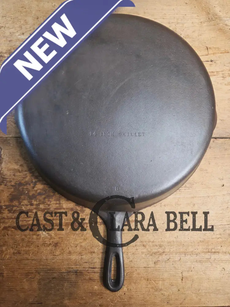 Looking for a BIG skillet?? Wagner #12 Cast Iron Skillet with Heat Ring 14 inch skillet Skillet