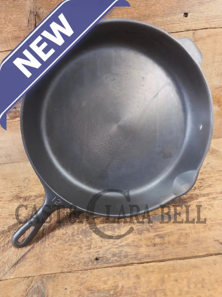Looking for a BIG skillet?? Wagner #12 Cast Iron Skillet with Heat Ring 14 inch skillet - Skillet