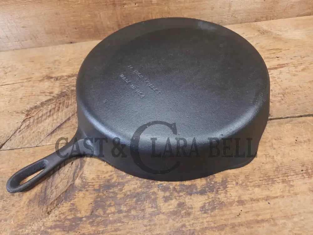 Looking for a BIG skillet?? Wagner #12 Cast Iron Skillet with Heat Ring 14 inch skillet - Skillet