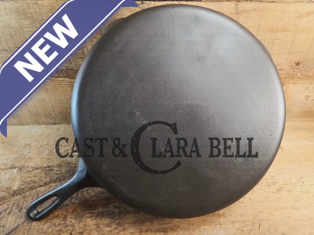 Looking for a BIG skillet?? Wagner #12 Cast Iron Skillet with Heat Ring 14 inch skillet Skillet