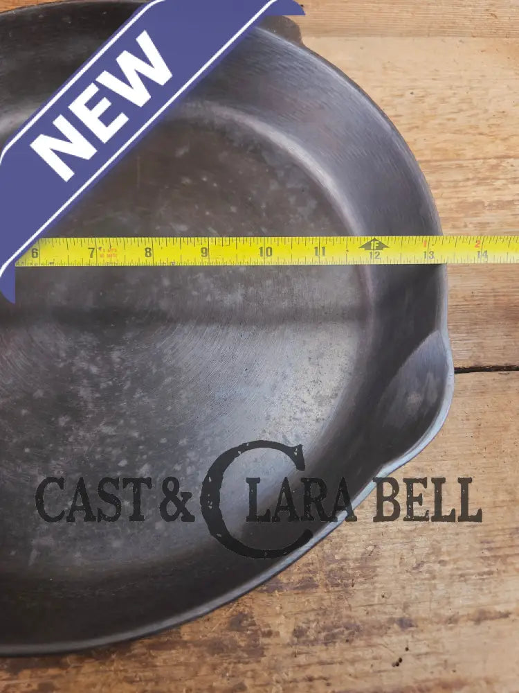 Looking for a BIG skillet?? Wagner #12 Cast Iron Skillet with Heat Ring 14 inch skillet Skillet