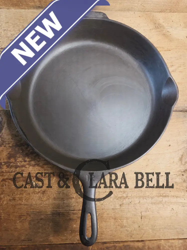 Looking for a BIG skillet?? Wagner #12 Cast Iron Skillet with Heat Ring 14 inch skillet Skillet