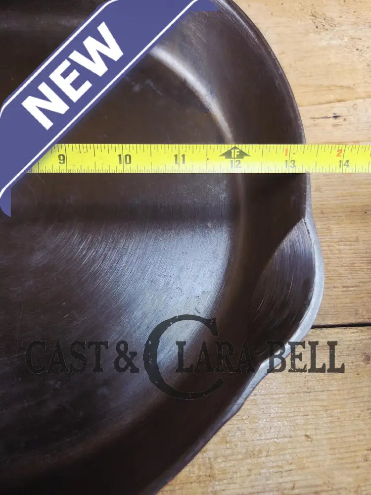 Looking for a BIG skillet?? Wagner #12 Cast Iron Skillet with Heat Ring 14 inch skillet ’A’ SC24