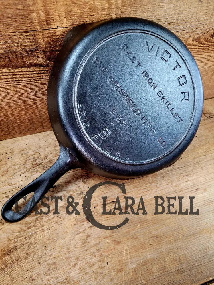 Looking For A Unique One? Hard To Find 1920âS Griswoldâs Victor #6 Skillet With Heat Ring Fully