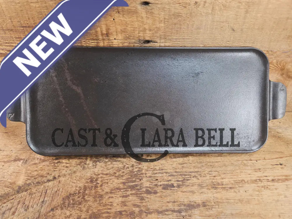 LOVE it. Great gift! 1920’s Large Block Logo Griswold #7 Cast Iron Long Griddle 744 Griddle