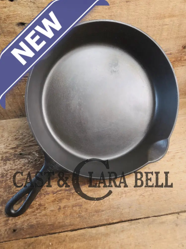 Lovely 1920’s Griswold #9 Skillet with Heat Ring and Large Block Logo 710 AX One of the most popular Griswold lines