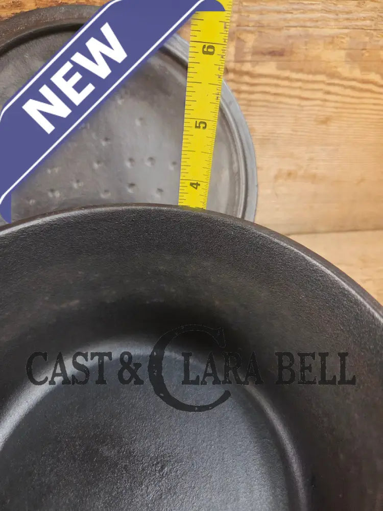 Lovely Birmingham Stove & Range Marked 2 quart sauce pan with lid! Perfect bean pot for your grill! Dutch Ovens Trivets