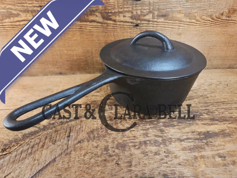 Lovely Birmingham Stove & Range Marked 2 quart sauce pan with lid! Perfect bean pot for your grill! Dutch Ovens Trivets