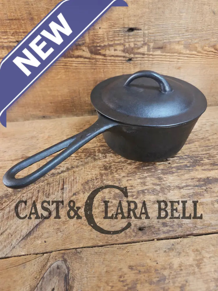 Lovely Birmingham Stove & Range Marked 2 quart sauce pan with lid! Perfect bean pot for your grill! Dutch Ovens Trivets