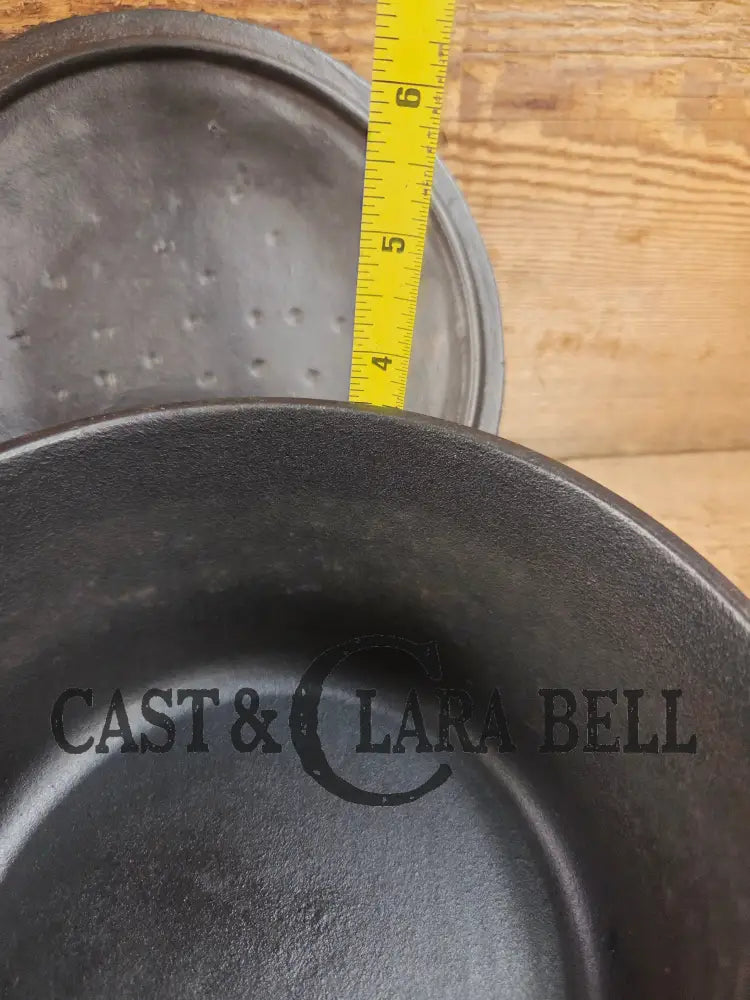 Lovely Birmingham Stove & Range Marked 2 quart sauce pan with lid! Perfect bean pot for your grill! Dutch Ovens Trivets