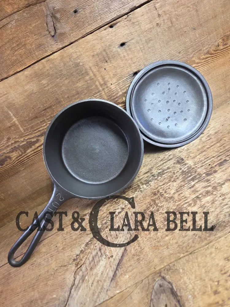 Lovely BSR (Birmingham AL) #2 quart sauce pan with lid! Perfect bean pot for your grill! Dutch Ovens Trivets & Kettles