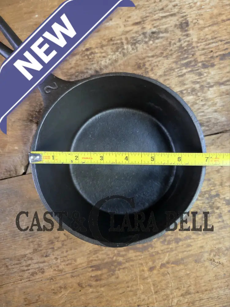 Lovely BSR (Birmingham AL) #2 quart sauce pan with lid! Perfect bean pot for your grill! Dutch Ovens Trivets & Kettles