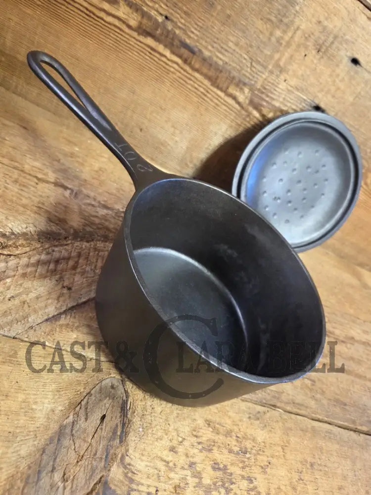 Lovely BSR (Birmingham AL) #2 quart sauce pan with lid! Perfect bean pot for your grill! Dutch Ovens Trivets & Kettles