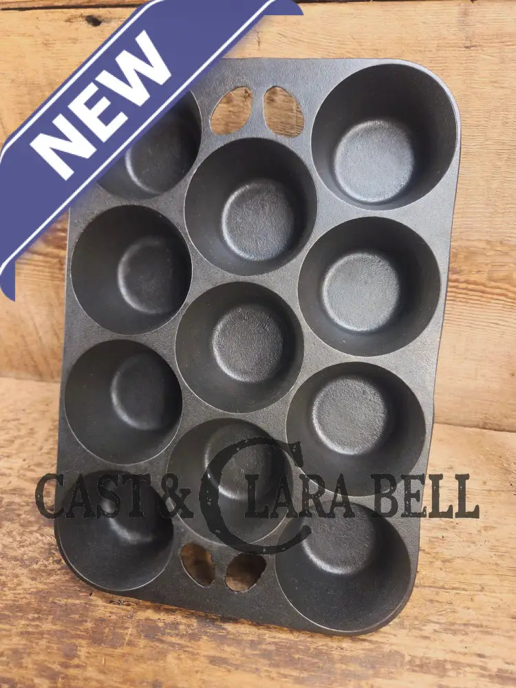 Lovely Griswold No. 10 Popover Pan 949 B. Fully Restored and ready to make the best brownies muffins or cornbread!