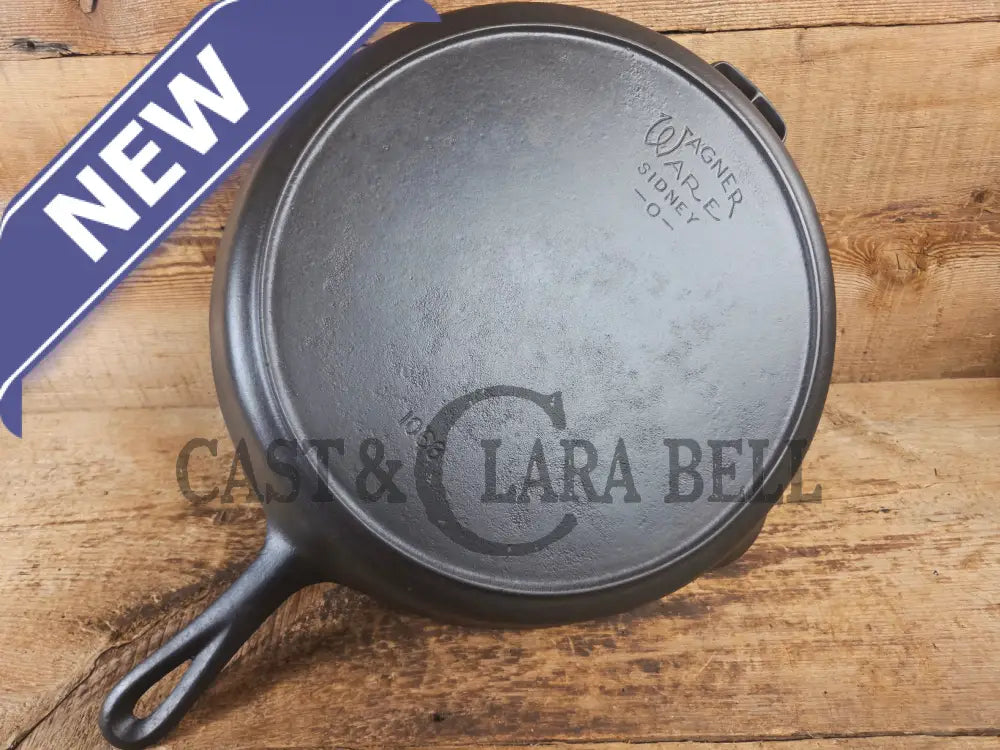 Lucky #13. 1930s Wagner Ware #13 Skillet w/ Stylized Logo Heat Ring 1063. A tough one to find! - Skillet