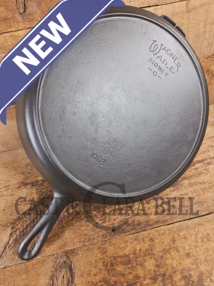 Lucky #13. 1930s Wagner Ware #13 Skillet w/ Stylized Logo Heat Ring 1063. A tough one to find! - Skillet
